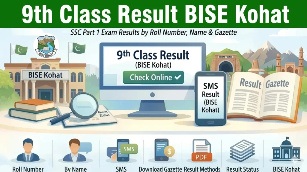 9th Class Result BISE Khoat