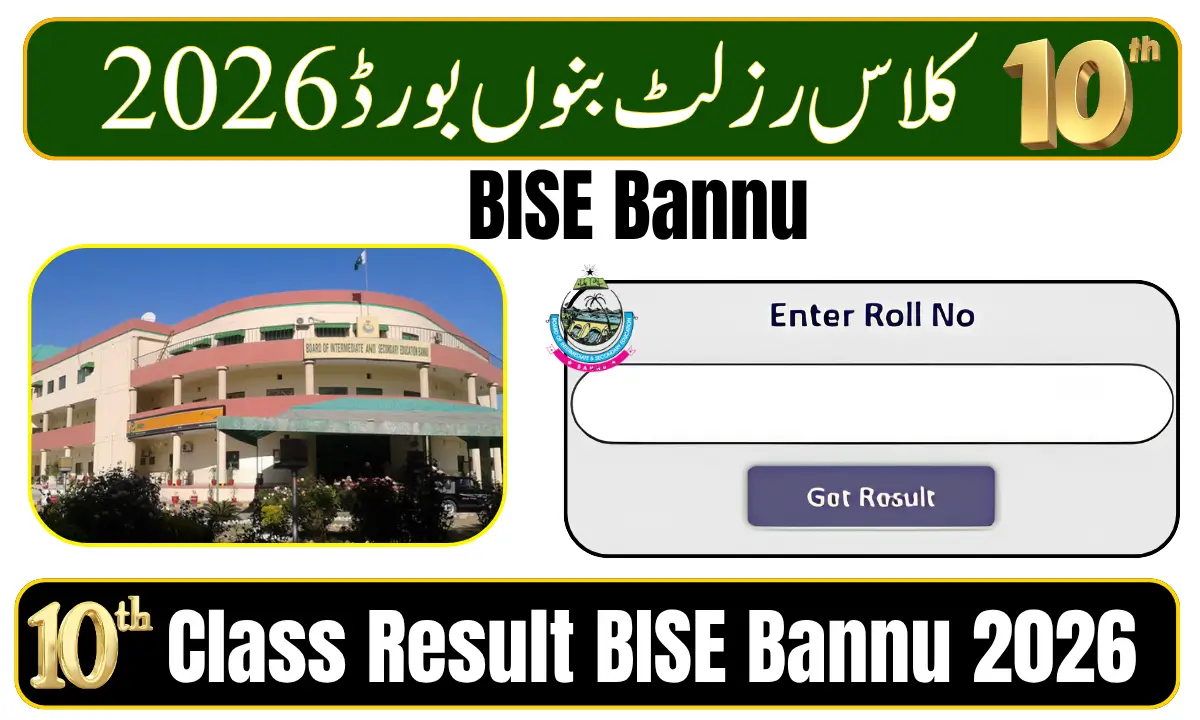 BISE Bannu 10th Class Result