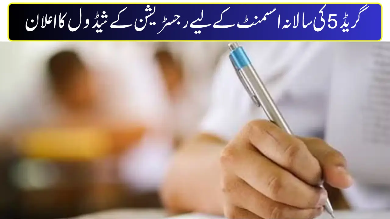 Registration Schedule Announced for Grade 5 Annual Assessment